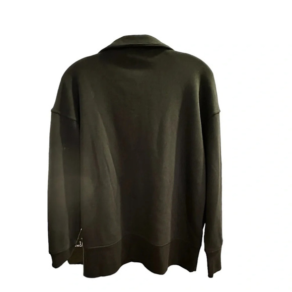 NWT Time And Tru Women's Placket Pullover Top Color: Soot Black - Picture 5 of 7